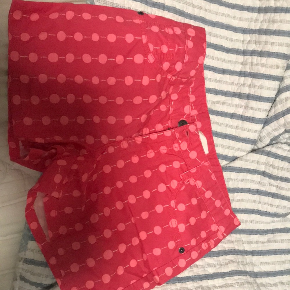 Crazy8 girls pink polka dot shorts